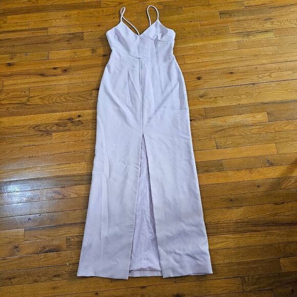 LIKELY Women's Maxi Pink Dress Size 8 Strappy Bridesmaid Cocktail Dress - Picture 2 of 9